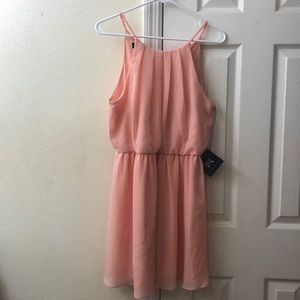 Adorable strappy LBD IN peach, NWT